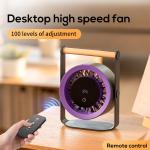 Desktop High Speed Fan 4000 mah with Remote Control