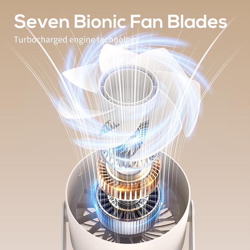 Desktop High Speed Fan 4000 mah with Remote Control