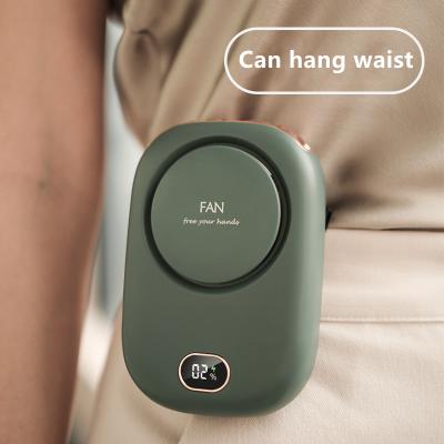 Mini Portable 2000 mah Battery Air Cooler Bladeless Neck Fan