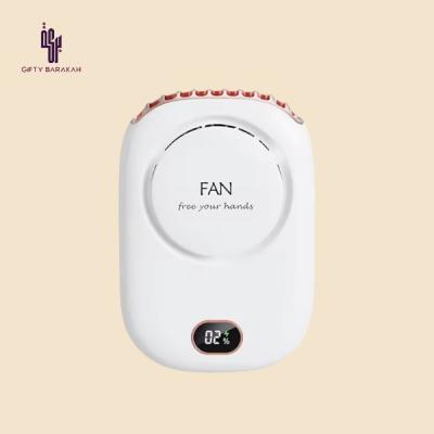 Mini Portable 2000 mah Battery Air Cooler Bladeless Neck Fan