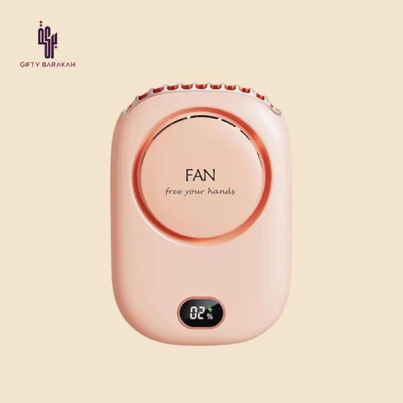 Mini Portable 2000 mah Battery Air Cooler Bladeless Neck Fan