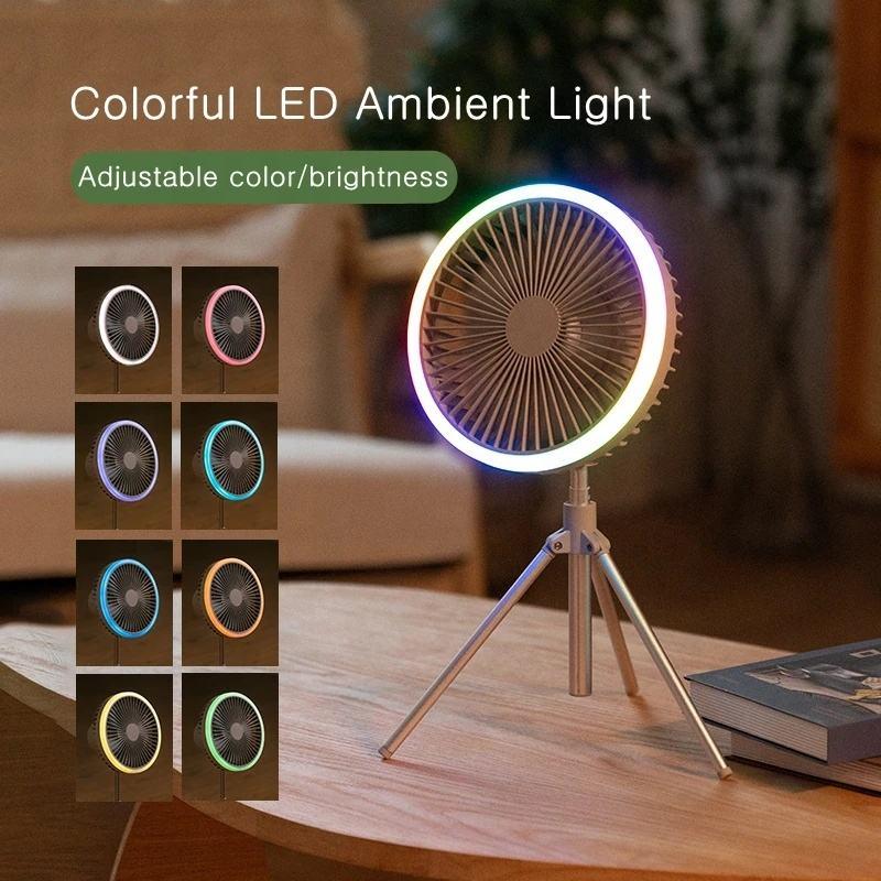 Portable Desktop Fan 10000 mAh USB Rechargeable