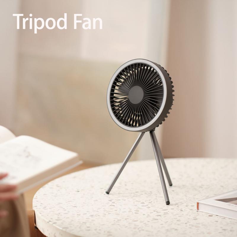 Portable Desktop Fan 10000 mAh USB Rechargeable (White Light only)