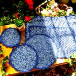 Zahra Handmade Artisan Floral Crochet Coaster Mat Series